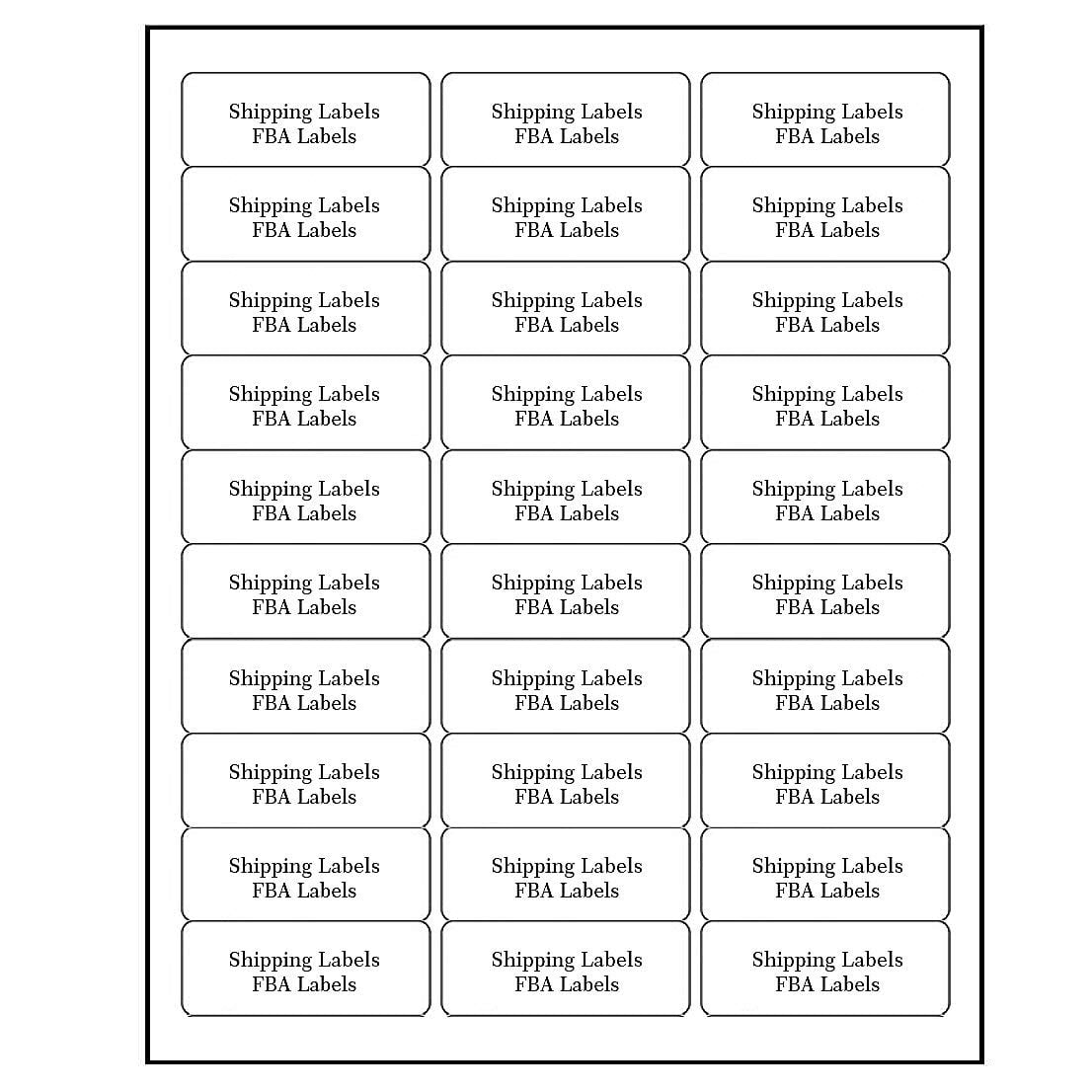 Address Labels for Inkjet Printers 1" x 2-5/8